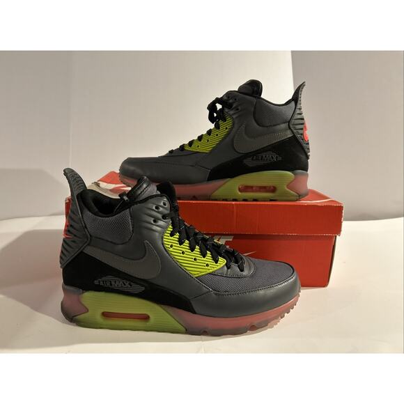 Size 8.5-Nike Air Max 90 Sneakerboot Hyper punch Color Brand NEW W OG BOX main image 6